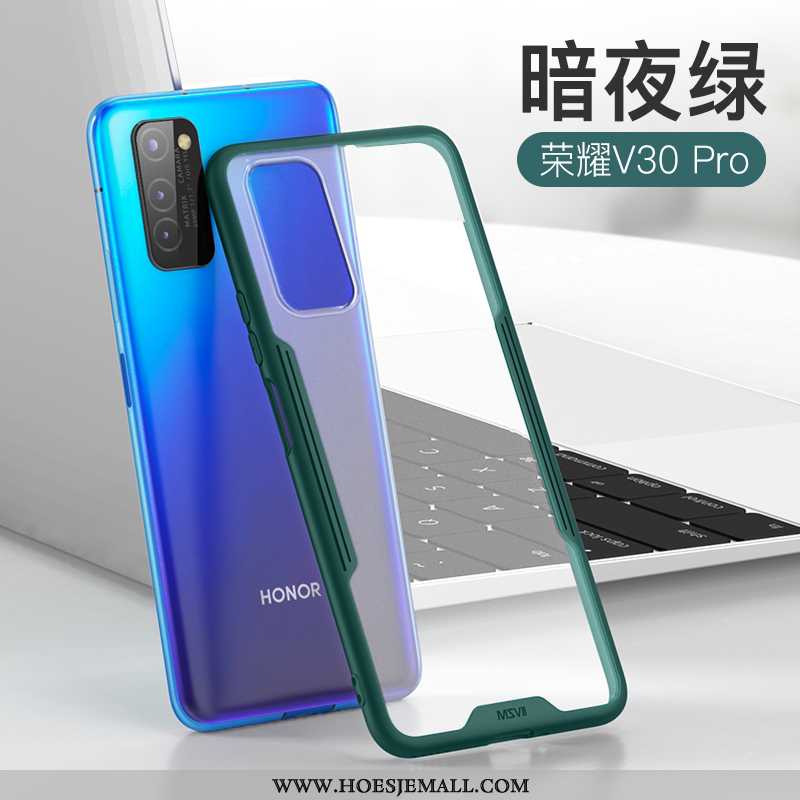 Hoesje Honor View30 Pro Zacht Siliconen All Inclusive Mobiele Telefoon Anti-fall Hoes Blauwe