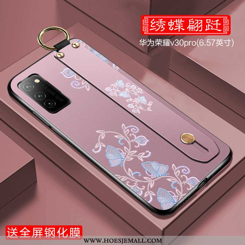 Hoesje Honor View30 Pro Bescherming Super Hoes Dun Anti-fall Chinese Stijl Mobiele Telefoon Groen