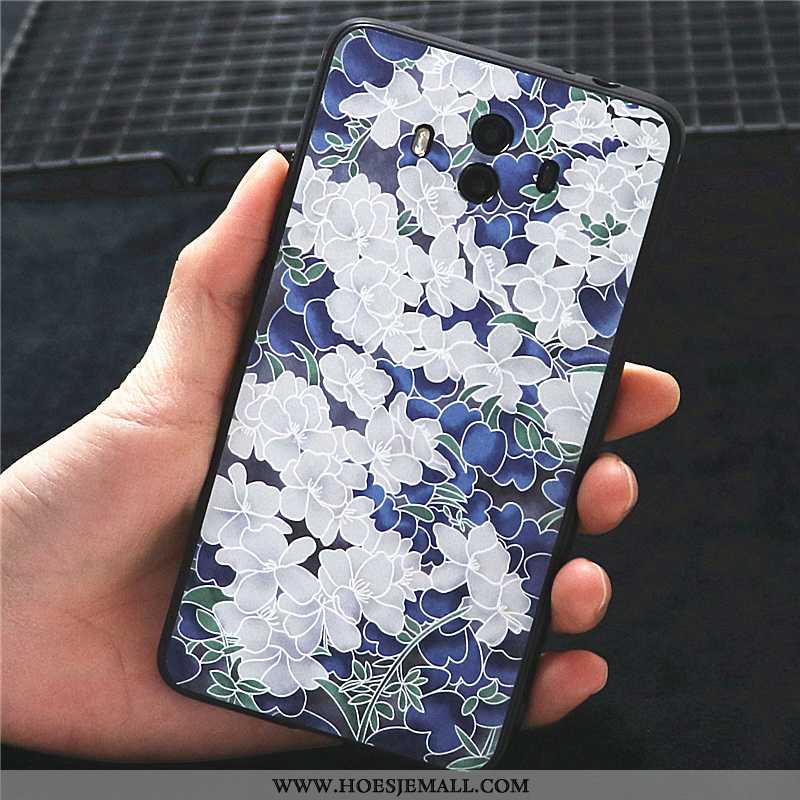 Hoesje Huawei Mate 10 Zacht Siliconen Anti-fall Wind Groen All Inclusive Reliëf