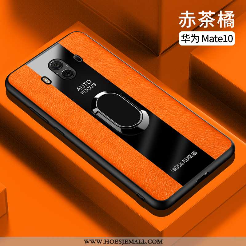 Hoes Huawei Mate 10 Super Dun All Inclusive Anti-fall Mobiele Telefoon Zacht Ondersteuning Oranje