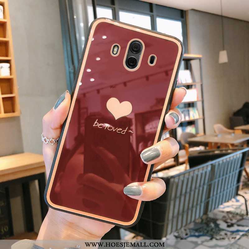 Hoes Huawei Mate 10 Glas Trend High End Net Red Anti-fall Hoesje Blauwe