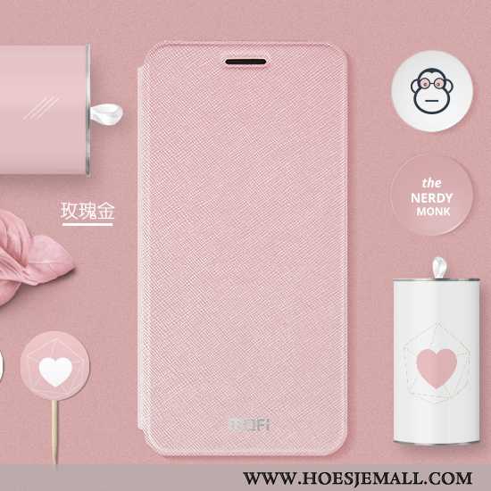 Hoes Huawei Mate 10 Lite Leren Hoesje Schrobben All Inclusive Clamshell Anti-fall Bescherming Silico