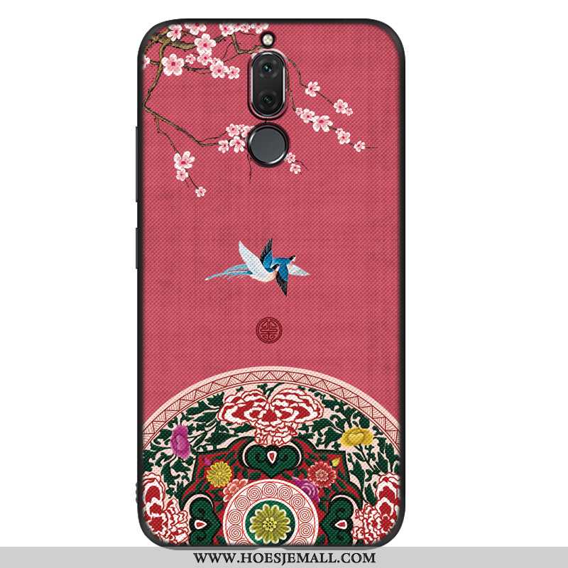 Hoes Huawei Mate 10 Lite Reliëf Vintage Hoesje Wind Trend Persoonlijk Anti-fall Blauwe