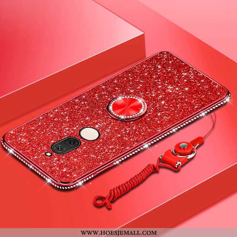 Hoes Huawei Mate 10 Lite Persoonlijk Trend Strass Mobiele Telefoon Met Strass Hoesje Rood