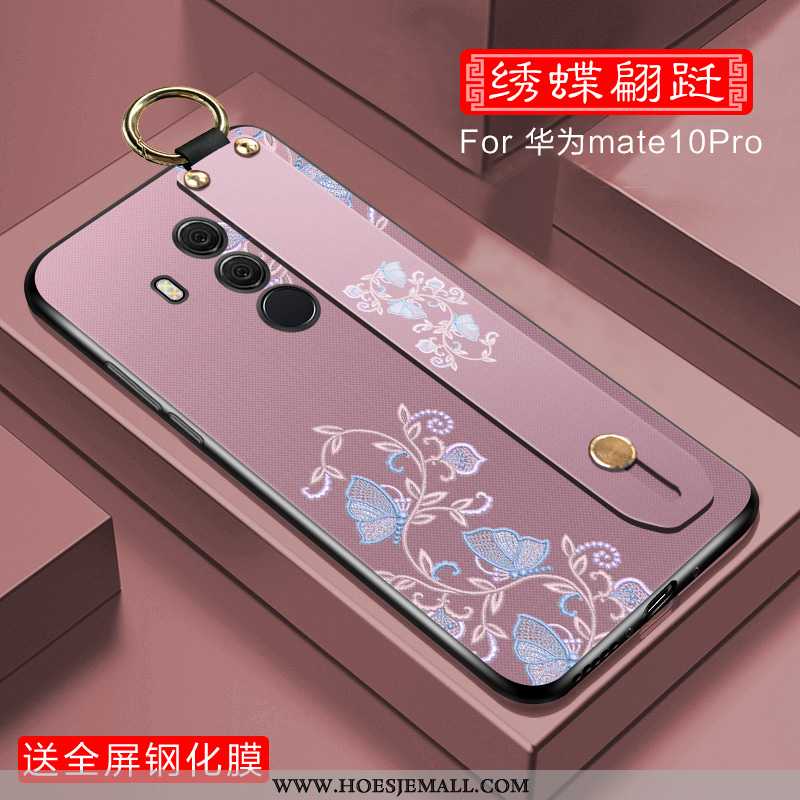 Hoesje Huawei Mate 10 Pro Siliconen Mode Persoonlijk Hoes Wind Blauw Chinese Stijl Blauwe