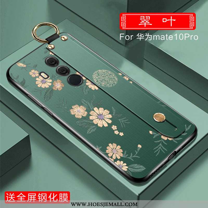 Hoesje Huawei Mate 10 Pro Siliconen Mode Persoonlijk Hoes Wind Blauw Chinese Stijl Blauwe