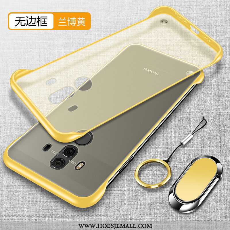 Hoesje Huawei Mate 10 Pro Zacht Siliconen Dun Hard Bescherming Mobiele Telefoon Super Geel
