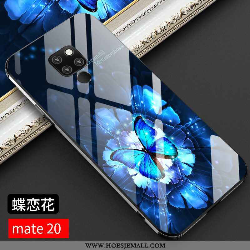 Hoesje Huawei Mate 20 Mode Persoonlijk Trend Dun Net Red Mobiele Telefoon Blauwe