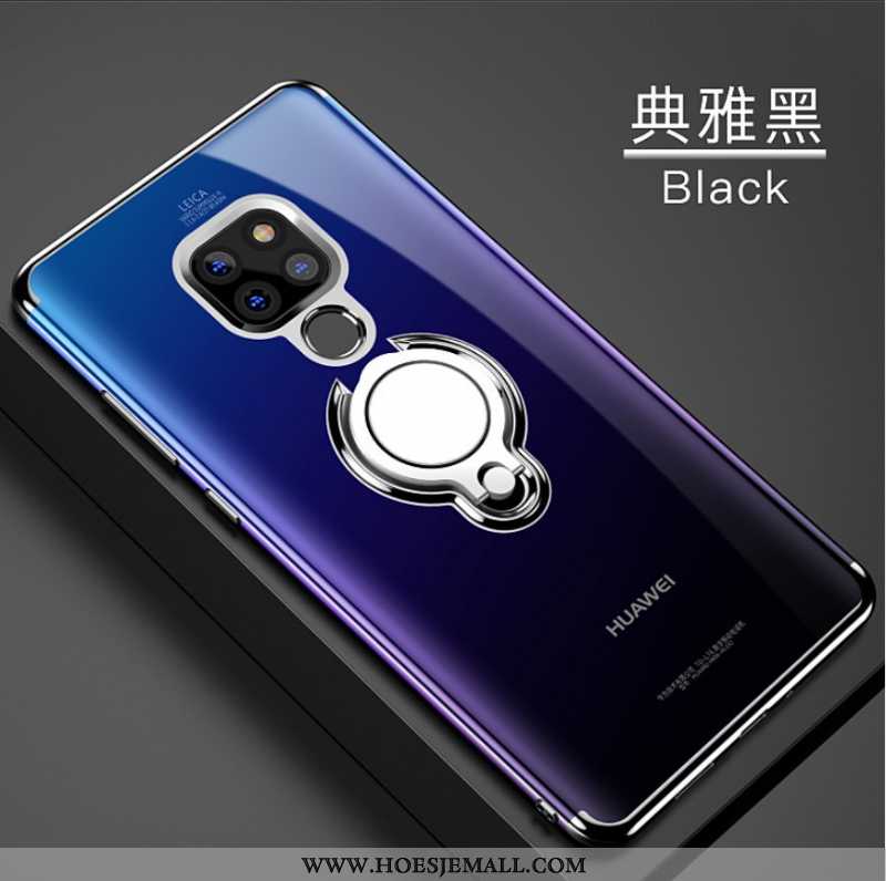 Hoes Huawei Mate 20 Trend Zacht Ring Doorzichtig Hoesje Anti-fall Bescherming Zwarte