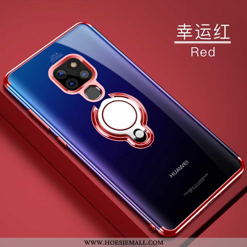 Hoes Huawei Mate 20 Trend Zacht Ring Doorzichtig Hoesje Anti-fall Bescherming Zwarte