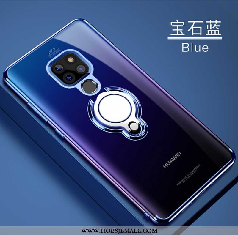 Hoes Huawei Mate 20 Trend Zacht Ring Doorzichtig Hoesje Anti-fall Bescherming Zwarte