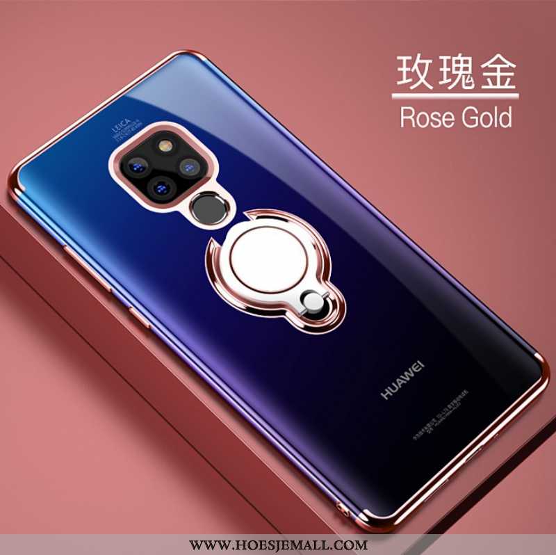 Hoes Huawei Mate 20 Trend Zacht Ring Doorzichtig Hoesje Anti-fall Bescherming Zwarte