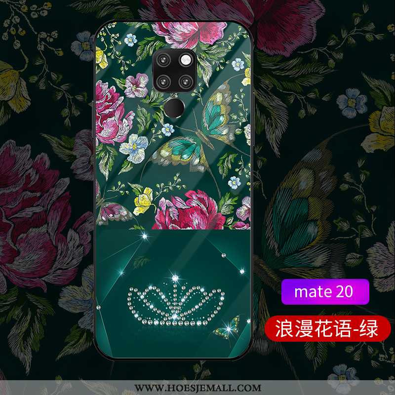 Hoesje Huawei Mate 20 Scheppend Trend Hoes Purper Mobiele Telefoon Spiegel