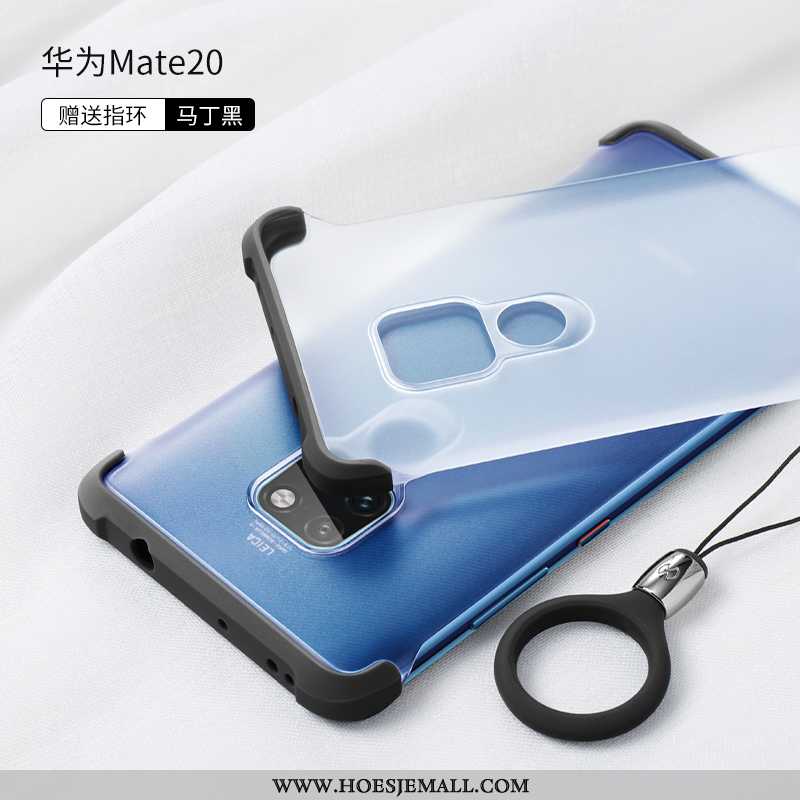 Hoes Huawei Mate 20 Dun Zacht Blauw Net Red Anti-fall Siliconen Blauwe