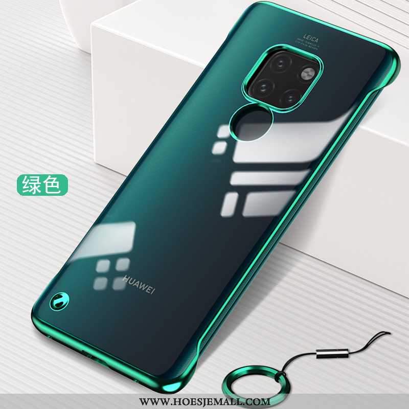 Hoes Huawei Mate 20 Bescherming Doorzichtig Omlijsting Persoonlijk Siliconen Mobiele Telefoon Platin
