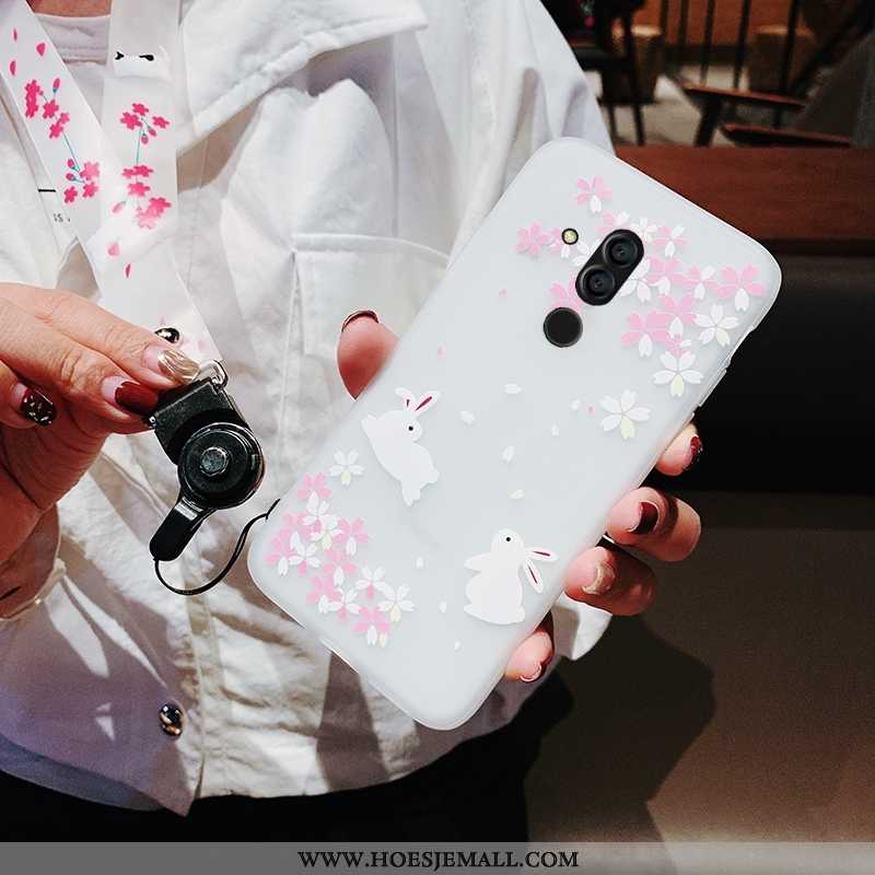Hoes Huawei Mate 20 Lite Zacht Hanger Mobiele Telefoon All Inclusive Wit Trend Nieuw Witte