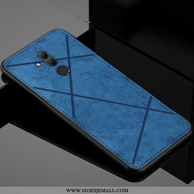 Hoesje Huawei Mate 20 Lite Siliconen Bescherming Hoes Persoonlijk Achterklep Blauw Blauwe