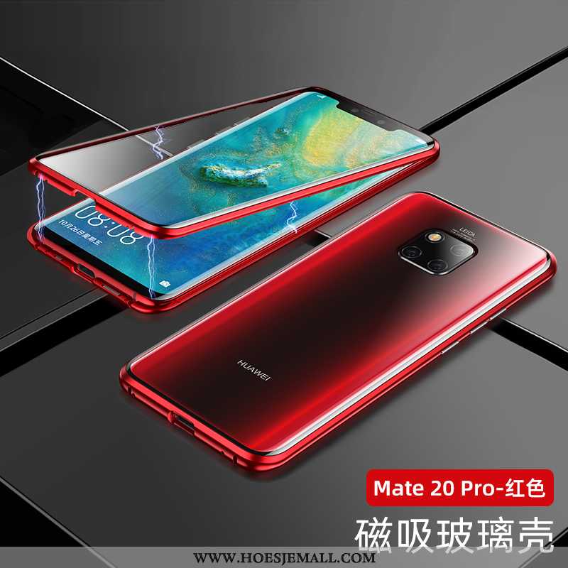 Hoes Huawei Mate 20 Pro Bescherming Trend Anti-fall Groen Metaal Omlijsting