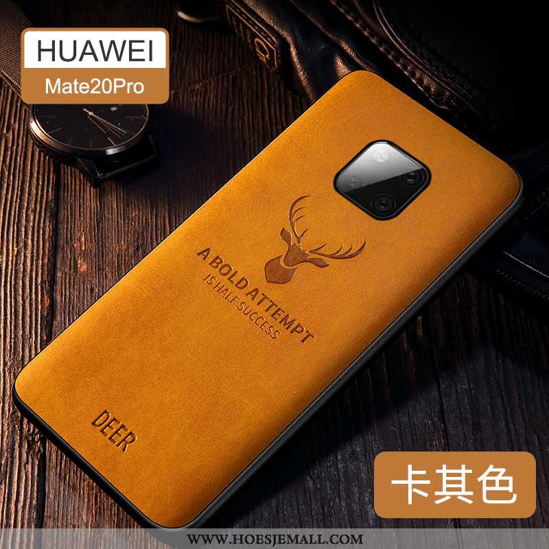 Hoes Huawei Mate 20 Pro Trend Super Dun Bescherming Mobiele Telefoon Hoesje Patroon Khaki