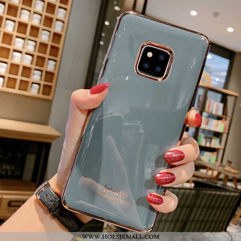 Hoes Huawei Mate 20 Pro Zacht Siliconen Mobiele Telefoon Effen Kleur Eenvoudige Bescherming Net Red 