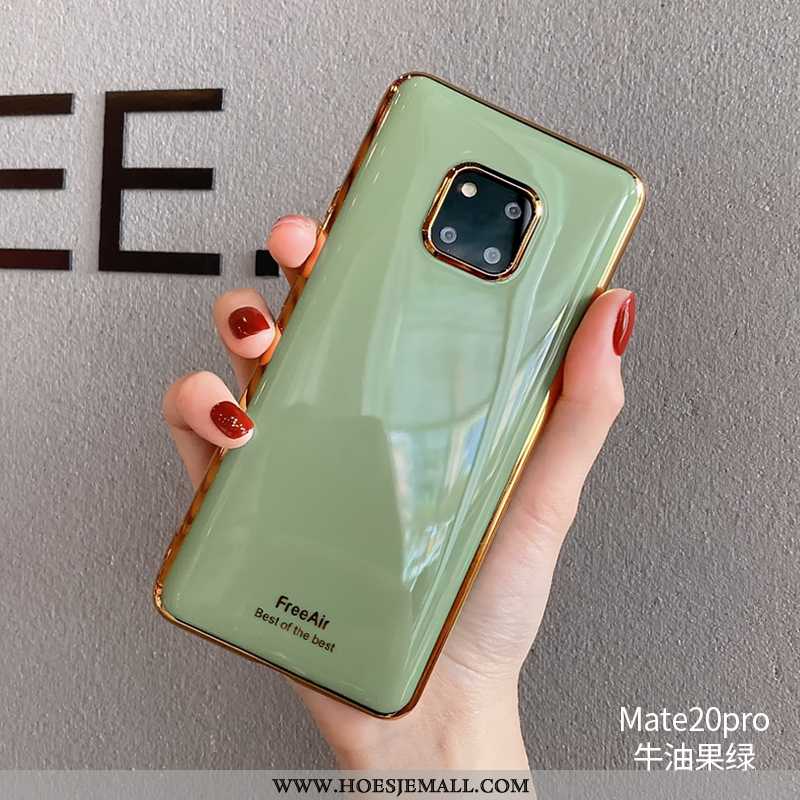 Hoes Huawei Mate 20 Pro Zacht Siliconen Koe All Inclusive Super High End Mobiele Telefoon Groen