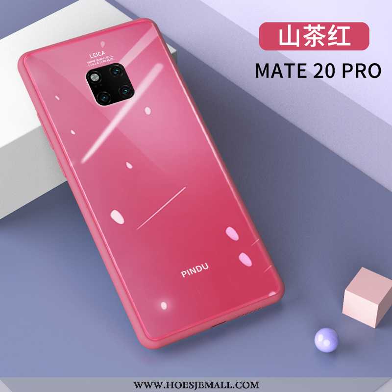 Hoesje Huawei Mate 20 Pro Bescherming Glas All Inclusive High End Scheppend Anti-fall Siliconen Blau