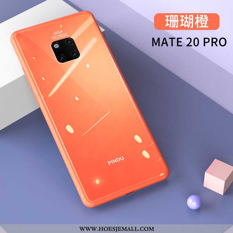 Hoesje Huawei Mate 20 Pro Bescherming Glas All Inclusive High End Scheppend Anti-fall Siliconen Blau