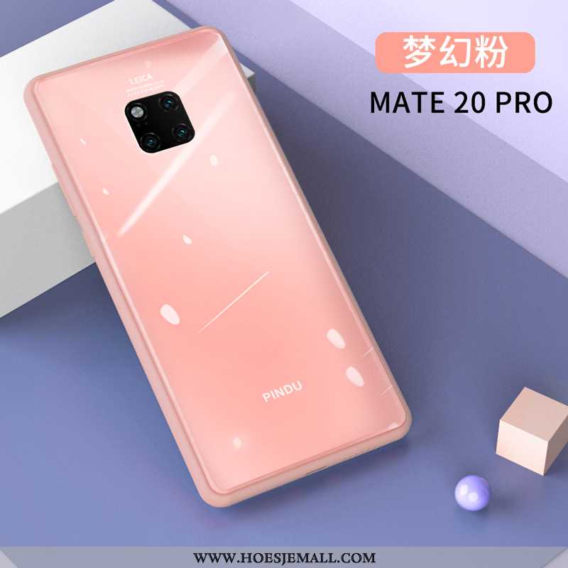 Hoesje Huawei Mate 20 Pro Bescherming Glas All Inclusive High End Scheppend Anti-fall Siliconen Blau