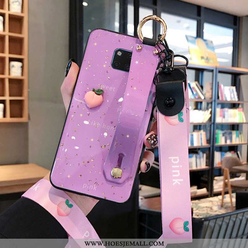 Hoesje Huawei Mate 20 Pro Hanger Scheppend All Inclusive Eenvoudige Anti-fall Koe Net Red Groen