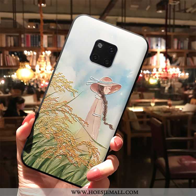 Hoesje Huawei Mate 20 Pro Schrobben Spotprent Vers Bescherming All Inclusive Mini Witte