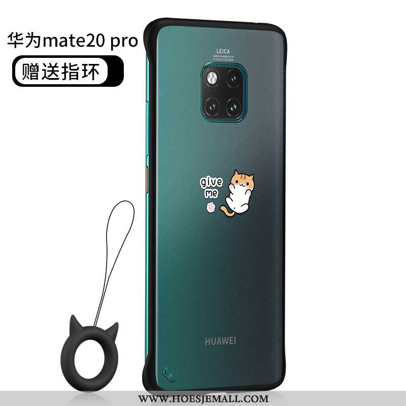 Hoes Huawei Mate 20 Pro Persoonlijk Spotprent Dun Schrobben Super Net Red Doorzichtig Zwarte