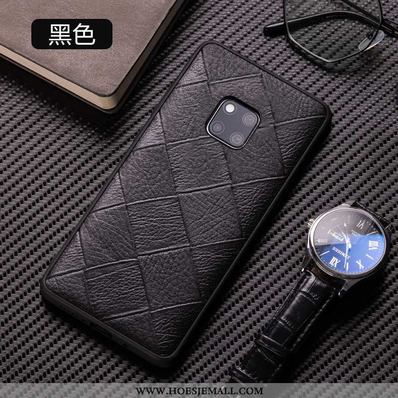 Hoes Huawei Mate 20 Rs Dun Zacht High End Koe Leer Mobiele Telefoon Anti-fall Bruine