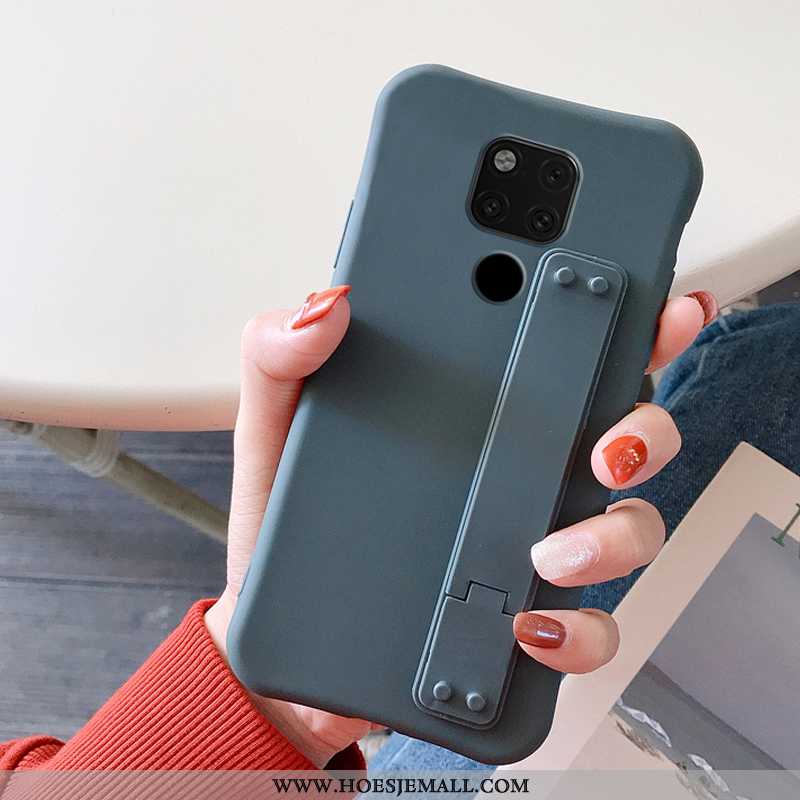 Hoes Huawei Mate 20 X Super Dun All Inclusive Mobiele Telefoon Effen Kleur Blauw Trend Blauwe