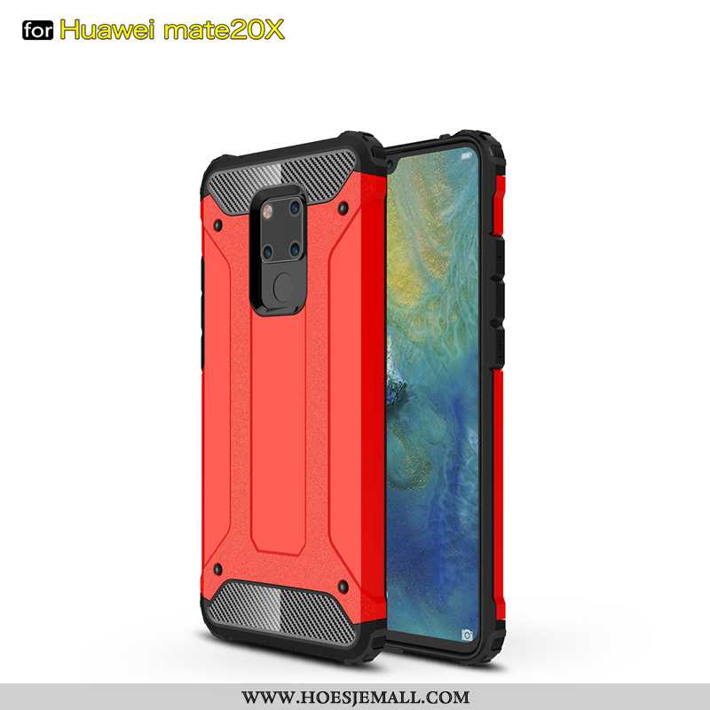 Hoesje Huawei Mate 20 X Siliconen Bescherming All Inclusive Persoonlijk Zacht Mobiele Telefoon Zilve