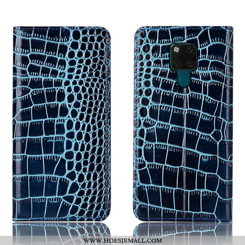 Hoesje Huawei Mate 20 X Echt Leer Bescherming Hoes Bruin Mobiele Telefoon All Inclusive Bruine