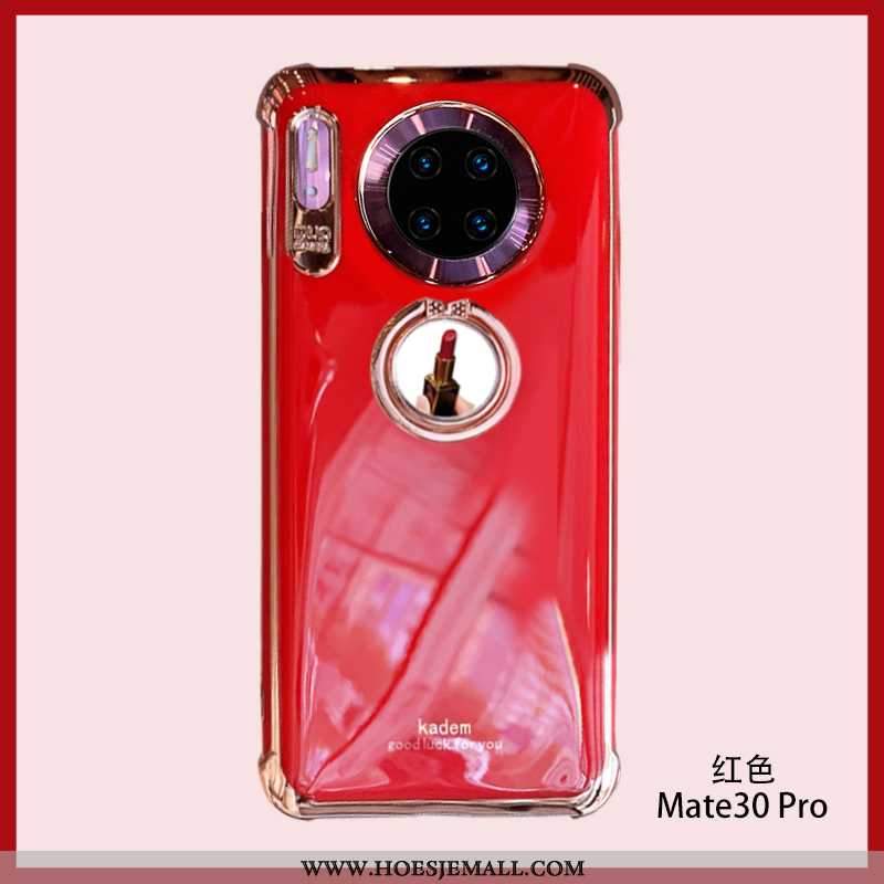 Hoesje Huawei Mate 30 Persoonlijk Zacht Net Red All Inclusive Ondersteuning Siliconen Rood