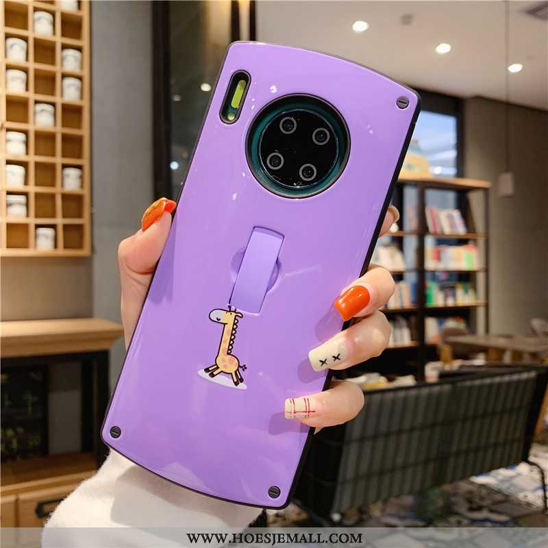 Hoesje Huawei Mate 30 Purper Wind Ondersteuning Mobiele Telefoon Rondje Net Red