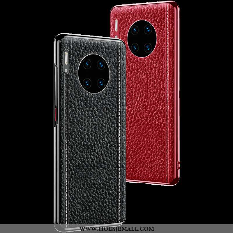 Hoesje Huawei Mate 30 Scheppend Super Zwart Dun Europa Zacht High End Zwarte