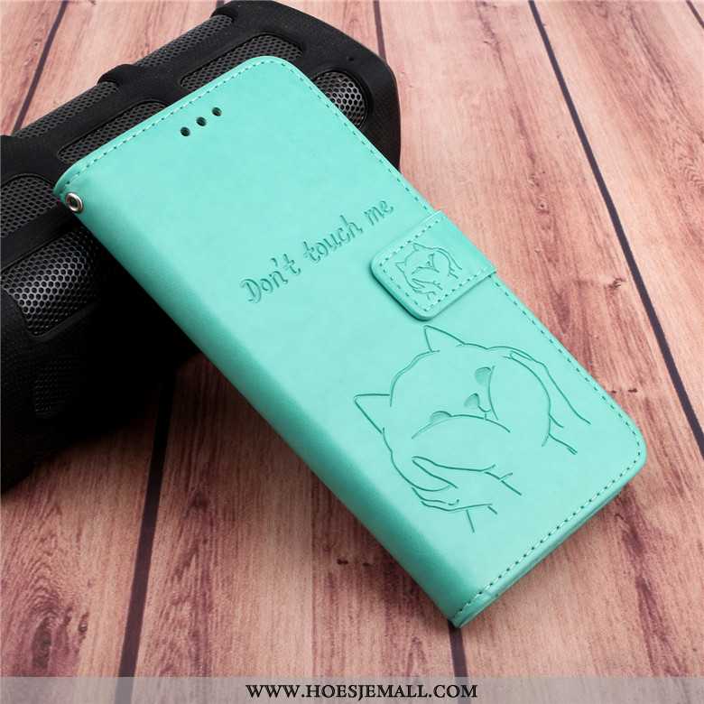 Hoes Huawei Mate 30 Leren Hoesje Zacht Folio Purper Bescherming Mobiele Telefoon