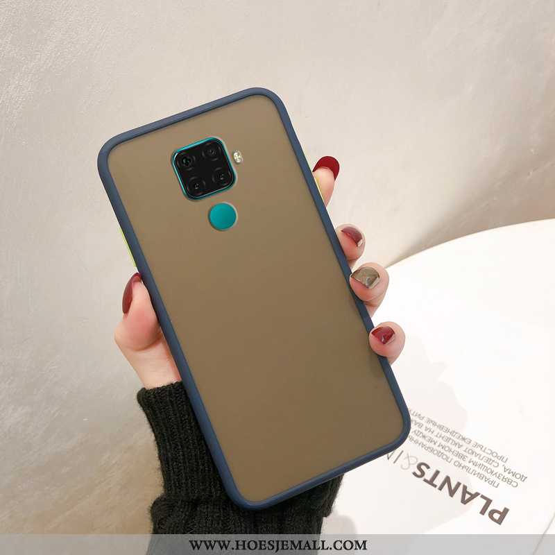 Hoes Huawei Mate 30 Lite Doorzichtig Schrobben Bescherming Mobiele Telefoon Rood Hoesje Trend