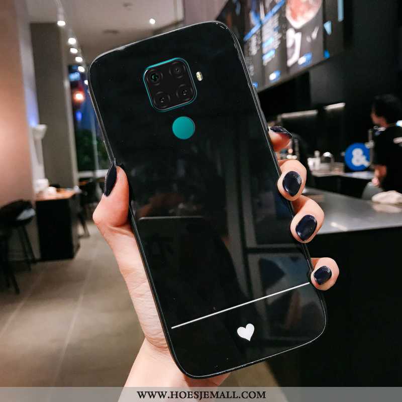 Hoesje Huawei Mate 30 Lite Persoonlijk Scheppend Roze Glas Spiegel Mobiele Telefoon