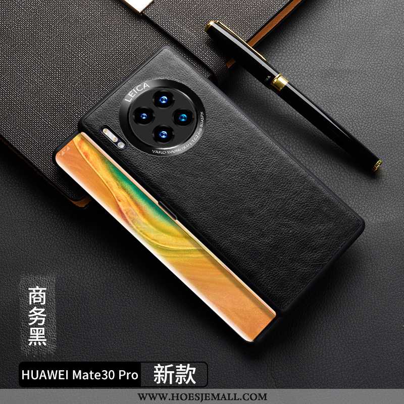 Hoesje Huawei Mate 30 Pro Scheppend Leer All Inclusive Mobiele Telefoon Oranje Schrobben Persoonlijk