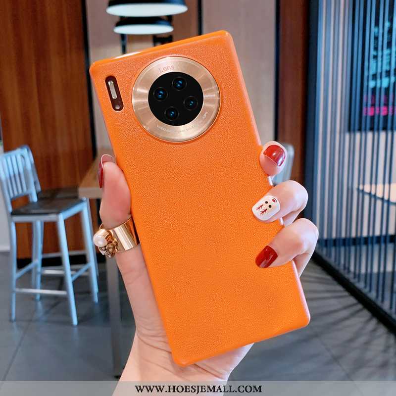 Hoes Huawei Mate 30 Pro Persoonlijk Scheppend Hard Oranje Wind Kleur Anti-fall