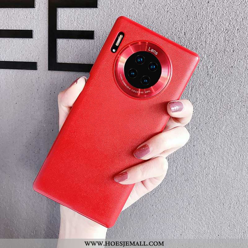 Hoes Huawei Mate 30 Pro Persoonlijk Scheppend Hard Oranje Wind Kleur Anti-fall