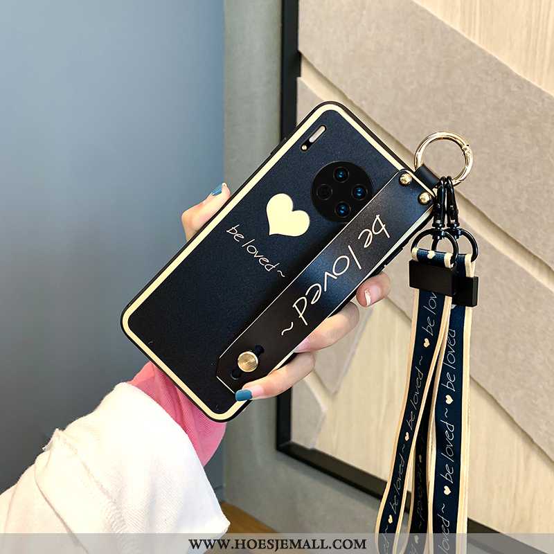 Hoesje Huawei Mate 30 Pro Hanger Persoonlijk Anti-fall Vers Hoes High End Eenvoudige Blauwe