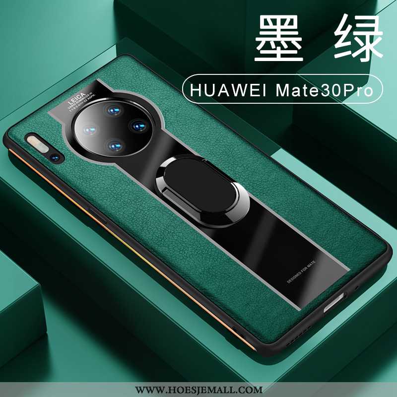 Hoesje Huawei Mate 30 Pro Leren Leer Dun Mobiele Telefoon Auto Nieuw Zwarte