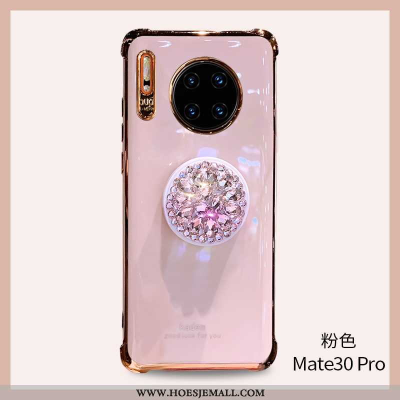 Hoesje Huawei Mate 30 Pro Siliconen Met Strass Scheppend Anti-fall Mobiele Telefoon High End Persoon