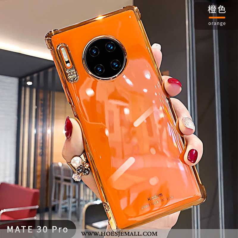 Hoes Huawei Mate 30 Pro Trend Zacht Anti-fall Licht Eenvoudige Siliconen Net Red Groen