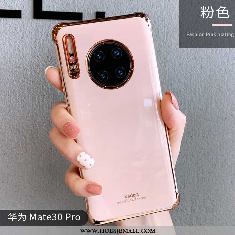 Hoes Huawei Mate 30 Pro Trend Zacht Anti-fall Licht Eenvoudige Siliconen Net Red Groen