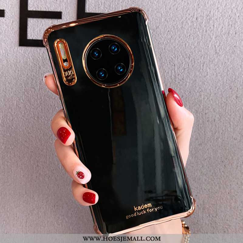 Hoes Huawei Mate 30 Pro Trend Zacht Anti-fall Licht Eenvoudige Siliconen Net Red Groen